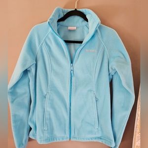 Columbia Light Blue Fleece Jacket